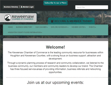 Tablet Screenshot of keweenaw.org